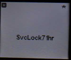 Example of a Service Lockout on a Smart Start Ignition Interlock Device.